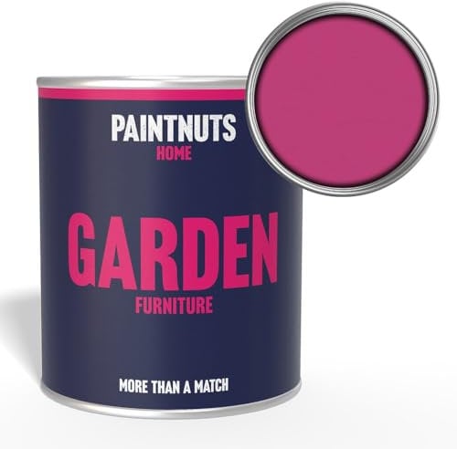 PaintNuts Garden Furniture Paint - RAL-4010 - TELEMAGENTA Matt 500ml Tin