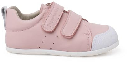 Pisamonas Zapatillas Blanditas Piel Doble Cierre Adherente Talla 26 Color Rosa