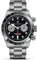 Pagani Design 1718 Herren Vintage Quarzuhr Panda Zifferblatt VK64 Uhrwerk Edelstahl 100M Wasserdicht Leuchtende Sport Chronograph Armbanduhr, Schwarz, Klassisch