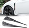 2 Stück Auto-Kotflügel Seitenschlitze für BMW 5 Series E60 M5 E61 F07 F10 F11 F18, Karosserie-Seiten-Luftschlitz-Zierleisten-Abdeckung, Auto Zubehör,B/Carbon Fiber