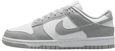 NIKE Damen Dunk Low Sneaker, White Lt Smoke Grey, 38 EU