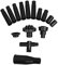 POPETPOP Set Wasserpumpe Wellen Kleine Wasserpumpe Tauchwasserpumpe Gaspumpe Luftpumpe Aqruarium Wasserpumpe Teich Brunnen Pumpe Tauchpumpe Für Aquarien Pool Ablaufpumpe Schwarz Pp