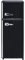 Standard Refrigerators,Retro Fridge Freezer 105.5 cm High 41 cm Wide 2 Door 92 Litre Total Volume with 28 Litre Freezing Volume 181 kWh per Year -27°C ~ 13°C LED Light,Black