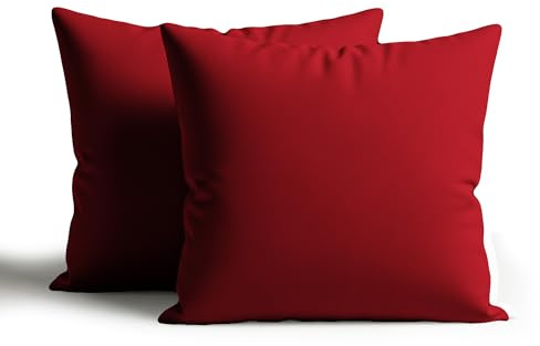 Home Sweet Home UK 100% Waterproof Outdoor Cushion Covers 60x60cm Set Of 2 With Invisible Zippered Outdoor Cushions Covers Waterproof 24x24 Cushion Cover For Living Room Garden Sofa Bedroom