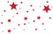 timalo® 50 Stück Selbstklebende Sterne -70016- Fenstedekoration Weihnachten, Fensterbild, Aufkleber, Wandtattoo, Fahrradaufkleber, Autoaufkleber, Schaufenster Sticker Weihnachtssterne (rot)
