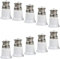 10 Pack B22 to E27 Socket Adapter, Bayonet BC Cap B22 To E27 ES Edison Screw Converter, BC to ES Extend Lamp Holder Base, B22 to E27 Adaptor Holder Fitting 0-250V, 2A Lamp Socket Converter