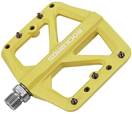 ROCKBROS Fahrrad Pedale Mountainbike Rennrad Fahrradpedale 9/16 Nylon Flatpedale 3 Sealed Bearings rutschfest