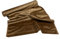 H&S Collection Modischer Tischläufer aus Samt 36 x 200 cm Tischfahne schmales Tischtuch mit geraden Enden (Braun)