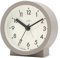 Acctim Gaby Small Analogue Contemporary Beside Alarm Clock Mocha