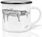 Ligarti® Keramiktasse [Design by H. Ligeti] Design Mug & handveredelter Becher I Spülmaschinengeeignete Tasse, Kaffeetasse, Teetasse, Cup (Faulpelz)