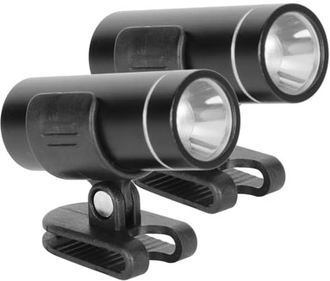 Fockety Wiederaufladbare Scheinwerfer für Crocs, IP5 Wasserdicht 3 Lichtmodi Schuhe Scheinwerfer Mehrzweck Aluminiumlegierung Scheinwerfer für Schuhe, Dekoration Charms Zubehör für