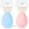 2 Stück Silikonform Ostern, Silikonform Ei, 3D Gießform Ostern, Kerzen Formen Silikon, Silikonform Osterei, Silikonformen Gießformen Ostern, für DIY Schokolade, Kerzen, Ostergeschenke