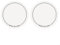 Bass Drum Patch für Pedal Drumhead Schutz Enhanced Attack Set von 2 Percussion Instrument Zubehör (weißes Einzelpedal)