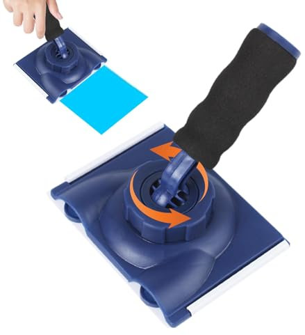 Coupe Bordure De Peinture, Tondeuse Pour Coin Mural, Accessoire De Peinture À Angle Réglable Pour Plafonds, Edges Coin Portable Coupe Avec Pad, Tampon De Peinture Pour Murs D'angle Et Plafonds