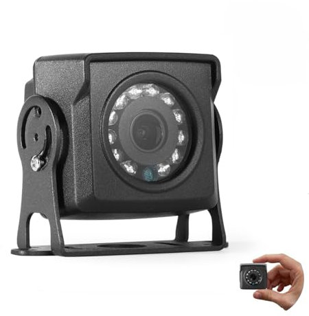 REVODATA 5MP Mini POE IP Kamera, IP65 Wasserdicht, Outdoor UltraHD Sicherheitskamera, 10M IR Nachtsicht, 3.6mm Objektiv 75°FOV, Bewegungserkennung, Smart Phone/PC App (I704-2-P-TS)
