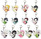 SUJEBRAN 13 Pièces Ghost Slayer Figurine Porte Clef Ghost Slayer Accessoires Cos Anime Jouet Keychain Merch