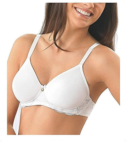 Lepel 261 Cup D Underwired Balcony Bra (38D, White)