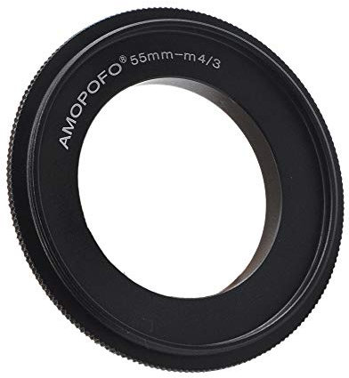 55mm to m4/3 Reverse Adapter Ring,55mm-m4/3 Macro Shoot Ring,Compatible with Micro Four Thirds Camera EP1,EP2,EP3,EPL1,EPL2,EPL3,EPL5,OM-D E-M5;For Panasonic DMC-G1,DMC-G2,DMC-G3,Macro Shoot.