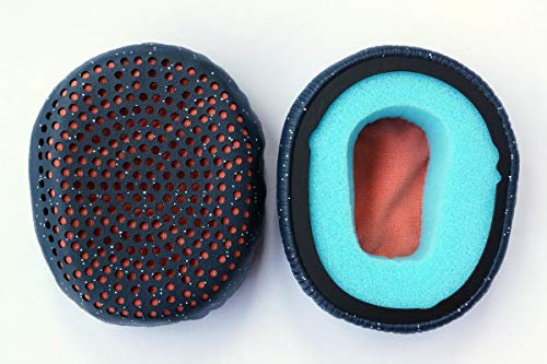 Replacement Earpads Protein Pillow Foam Cover for Skullcandy Riff Wireless Headphones (Blue-Speckle-Sunset)