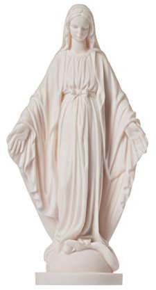 BeautifulGreekStatues Jungfrau Maria Statue Madonna Alabaster 22,9 cm