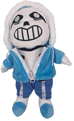 Zhongkaihua Undertale Sans Plüschpuppe, super gefüllt, niedlich, bequem, dekorativ, weiches Spielzeug für Mädchen, Kinder, Jungen, Geschenk zu Weihnachten