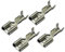 UKCable-Ties 6.3mm Uninsulated Female Spade Terminal Connector Electrical Crimp Solder Wire For 1.5mm² Cable and For 2.5mm² Cable (100, 6.3mm (2.5mm² Cable))