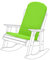 Gardenista Garten Premium Adirondack-Stuhlkissen | Hochlehner-Kissen mit sicheren Bändern | Wasserabweisend und leicht rutschfeste Patio-Stuhlkissen | Einfach abwischbare Sitzkissen (Limette)