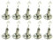 CARALL 10 Stück Halogenlampen 24V für Lkw (H1 24V 70W P14,5s)