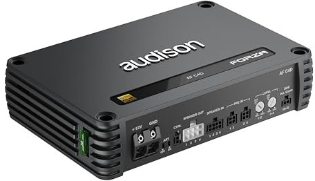 Audison AF C4D – Amplificatore auto 4 canali in Classe D 150W RMS @ 2 Ohm per sistemi audio ad alte prestazioni