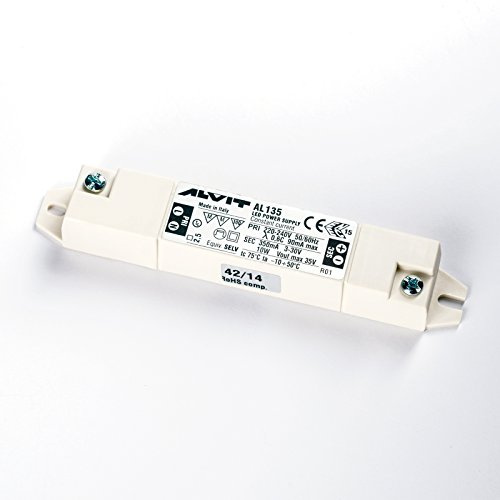 ORION LICHTSTYLE ALVIT AL135 - Transformador electrónico (LED, 350 mA, 10 W, 3-30 V, controlador de fuente de alimentación LED), color blanco