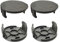 CDIYTOOL 4 Stück F016F05320 Ersatzspulenabdeckung, Bosch F016F05320 Abdeckung für Rasentrimmer EasyGrassCut 18-230, EasyGrassCut 26, EasyGrassCut 18, EasyGrassCut 23, 18-260, 18-26