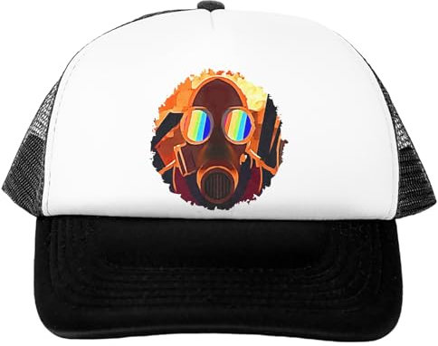 Oldrytee Tf2 Pyro Baseballkappe Weiß Verstellbar Unisex