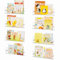 Lifewit Bücherregal Kinder 8er Set, 39cm Bilderbücher Kunststoff Transparente Wandregal für Bücherregal Wand Bilderleiste/Schallplatten/Foto/Spielzeug im Kinderzimmer Schlafzimmer, Wohnzimmer
