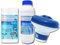 GlobaClean Pool Starterset Wasserpflege - Multitabs 5 in 1 200g Blue, Chlordosierer, Algizid - perfektes Zubehör