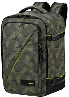 American Tourister Take2Cabin Disney - Ryanair Kabinentasche 25 x 20 x 40 cm, 24 L, 0.50 kg, Handgepäck, Flugzeug Rucksack S Underseater, Mehrfarbig (Donald Duck Camo)