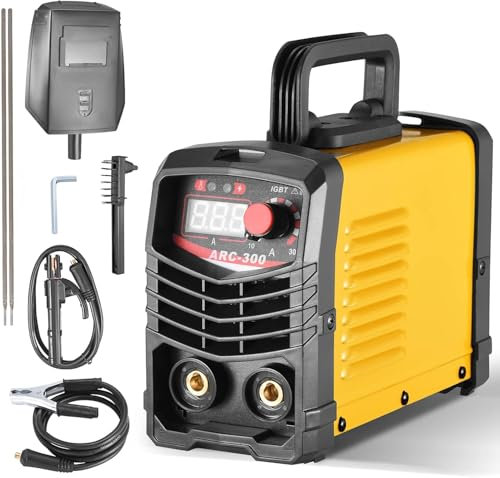 Helangel Saldatore 300 A 220 V ARC Saldatore Inverter MMA IGBT Inverter Saldatore Digital Display Lcd Portatile Con Elettrodi Saldatrice Morsetto Di Lavoro