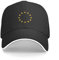 AIETPOIJ Basecap Europäische Union EU Europa Flagge Sterne Logo Baseballkappe Großformat Hut Rave Golfkappe Flauschige Mütze Kappen für Männer Frauen