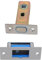IWOWHERO Magnetic Door Lock Core Replacement Tubular Latch for Silent Wooden Doors Versatile Alloy Design for Bathrooms and Home Use Construction