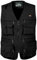 KTWOLEN Homme Gilet de Sport Multipoches Gilet de Pêche Veste de Chasse Sans Manche Fermeture éclair Gilet pour Peche Photographe, Noir, M