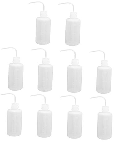 Bottiglia da Irrigazione a Pressione 250ml in Plastica Trasparente