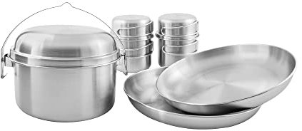 Tatonka Unisex – Erwachsene Picnic Set II Kochset, transparent, 30 x 26,5 x 13 cm