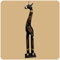 Simandra XXL afrikanische Holzfigur Giraffe Deko Holz Figur Skulptur Afrika Größe Klein
