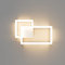 Klighten LED Wandleuchte Innen, 24W, 1960LM, Mordern Wandlampe, Warmweiß 3000K, Dekorative Wandleuchten Nachtlampe Für Schlafzimmer, Wohnzimmer, 110-240V, Weiß,1 Stück