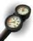 ScoobaGoodies Sunline 2-er Konsole Finimeter Tiefenmesser Pressure Depth Gauge kompakt