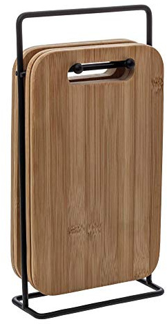H confort xl Schneidebrett Bam Metal, 4 Tapas, Beige
