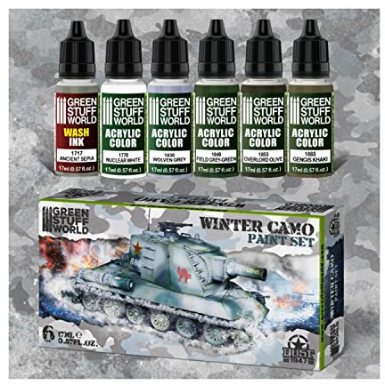 Green Stuff World Paint Set - Winter Camo