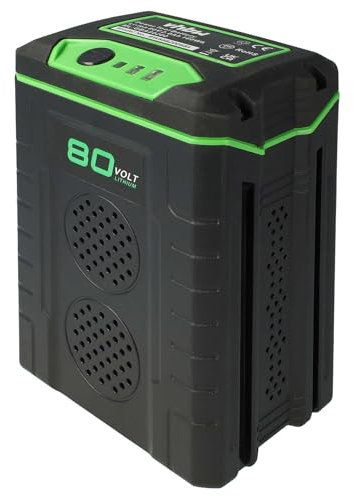 vhbw Akku kompatibel mit Greenworks GD80BCB, GD80BC, GD80BP, GD80BL, GCS80450, GD80BPB, EDA75, GBL80320, GCS80420 (2000mAh 80V Li-Ion)