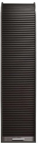 Möbel Jack Rollladenschrank - Graphit Dekor - 46 x 192 cm - 3 Einlegeböden