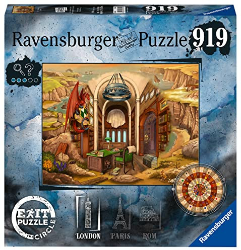 Ravensburger EXIT Puzzle 17305 - EXIT The Circle in London - Escape Room Puzzle mit 919 Teilen, für Einsteiger und Fortgeschrittene, ab 14 Jahren