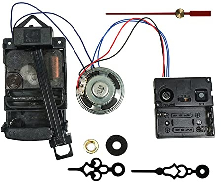Fenteer Pendeluhr-Bewegungsmechanismus zum Selbermachen Ersetzen der Bewegung Shaft Music Box Lautsprecher, Stil B-Hände